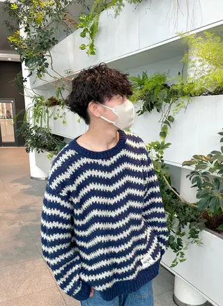 パーマ メンズ Kuku所属・つぼみ/パーマ ／レイヤー／ボブのヘアスタイル