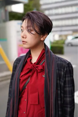 ショート カラー 千葉 慎也のヘアスタイル