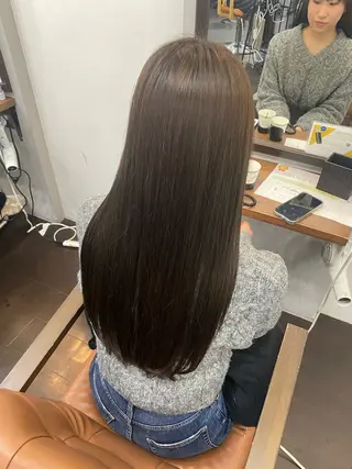 ロング カラー ヘアアレンジ 🍒ᩚ名駅/艶髪 縮毛矯正/あゆ🍒ᩚのヘアスタイル