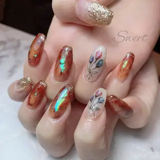 ネイル sweet 仲野陽子のネイルデザイン