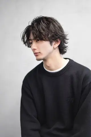 パーマ メンズ 当日予約⭕️ fifth渋谷太田のヘアスタイル