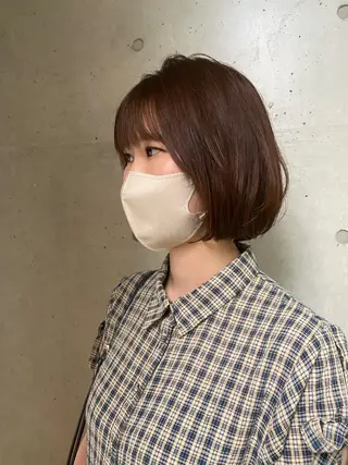 ショート カラー Leverage New York所属・小滝 楓のヘアスタイル