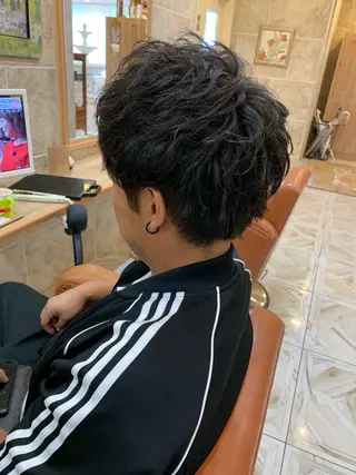 パーマ メンズ 《Zina札幌大通》 Hinano🐻のヘアスタイル