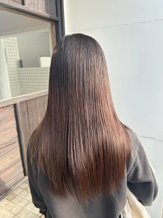 セミロング okamura akoのヘアスタイル