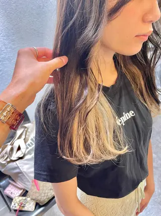 ロング カラー ブリーチ/ハイトーン 🌏💊RAINEのヘアスタイル