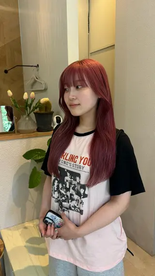ロング カラー Rinon所属・沖 真琴のヘアスタイル