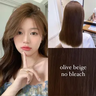 ロング カラー ブリーチなしWカラー 🎀韓国ヘア/amiのヘアスタイル