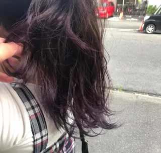 ロング カラー 永井 悠大のヘアスタイル