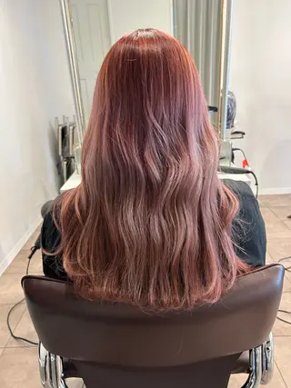 ロング カラー レイヤー/流行りヘア 🤲MIREI🤲のヘアスタイル