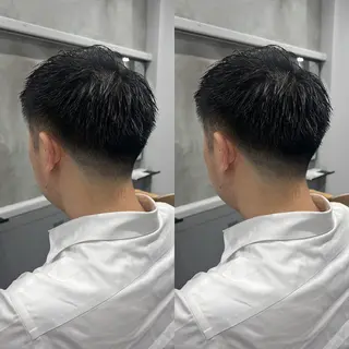 ショート メンズ センターパート /植田のヘアスタイル