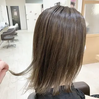 ミディアム カラー Lien 深井店のヘアスタイル