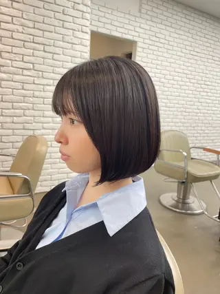 ショート 🍑まき/カット /髪質改善カラー🍑のヘアスタイル