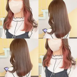 カラー 渋谷:インナーカラー ／🍒エリカ🍒のヘアスタイル