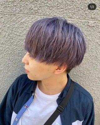カラー メンズ ゴートゥデイシェアサロン表参道店所属・24時間受付可🕒 艶髪のヘアスタイル