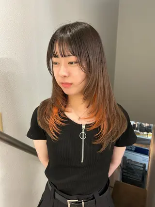 ロング punel 【プネル】所属・💜Noa /艶髪ハイトーン💫のヘアスタイル