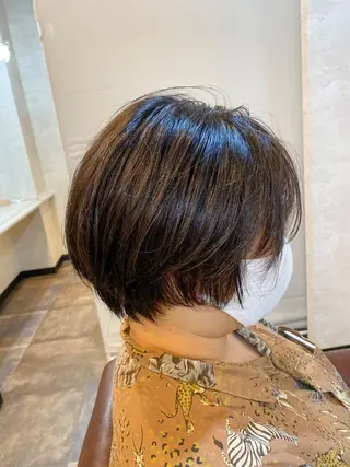ショート カラー ⭐️ショート⭐️美髪 矯正⭐️水口陸のヘアスタイル