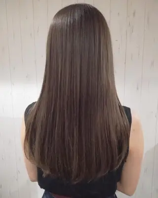 ロング カラー 西川 敏夫のヘアスタイル