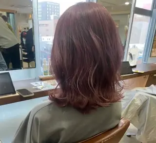 ミディアム カラー 透明感カラー /Kanon️🫧のヘアスタイル