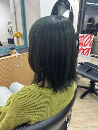 ミディアム カットモデル募集/ 万代/関谷　朋実のヘアスタイル