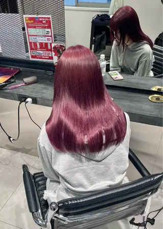 セミロング カラー 🌷ケアブリーチ /透明感/れい🌷のヘアスタイル