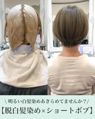 ショート カラー WILLOW 京橋のヘアスタイル