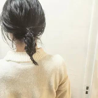 ミディアム ヘアアレンジ yuki hair所属・yuki watanabeのヘアスタイル