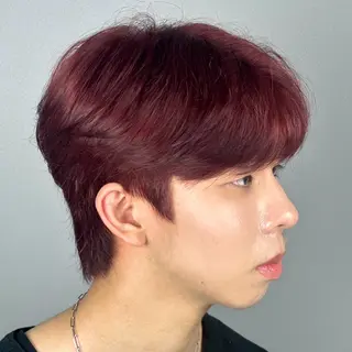 ショート カラー メンズ ADOR所属・韓国ヘアADOR HARUKIのヘアスタイル