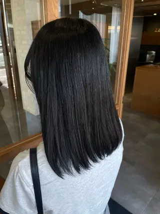 ミディアム 澤田 真凛のヘアスタイル