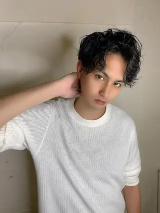 パーマ メンズ 深沢 秀のヘアスタイル