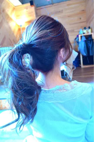 ロング カラー パーマ ヘアアレンジ belle chambreイブカのその他イメージ