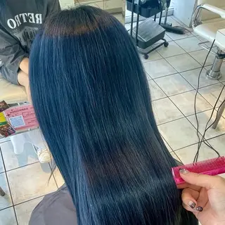 ロング カラー モデル大募集✂️ 平間千賀のヘアスタイル
