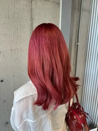 セミロング カラー ヘアアレンジ 傷ませないカラー・ ボブ・リクト💥のヘアスタイル