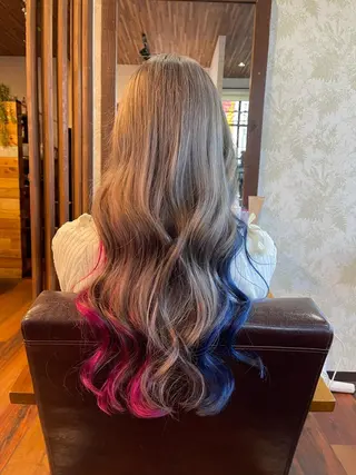 ロング カラー ヘアアレンジ 髪質改善×艶カラー ANDIAMO 楓のヘアスタイル