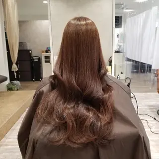 ロング カラー とみー 艶カラー/  大人女性のお悩み相談のヘアスタイル