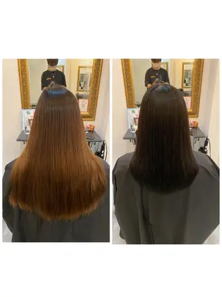 セミロング カラー newi saLyu 今井海斗のヘアスタイル
