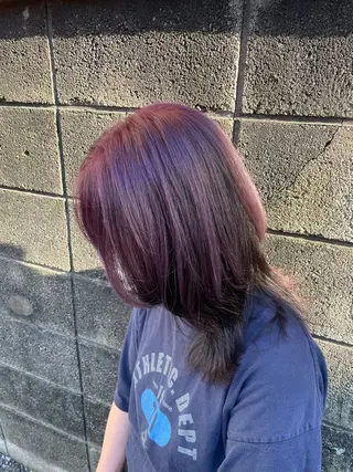 ミディアム 大庭 萌瑚のヘアスタイル