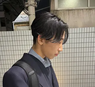 ショート カラー パーマ メンズ 森龍馬 メンズ専門美容師のヘアスタイル