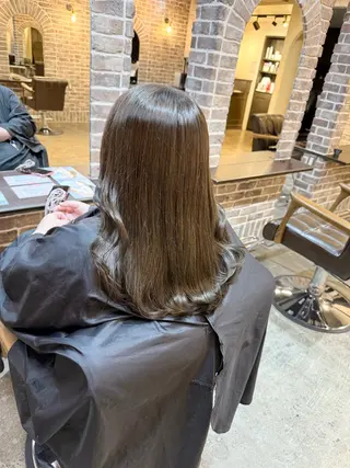 ロング カラー ACROあべの店所属・艶カラー/インナー /グラデ/大西小百合のヘアスタイル