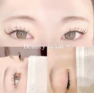 マツエク・マツパ beauty salon w所属・柏原 美咲のマツエク・マツパデザイン