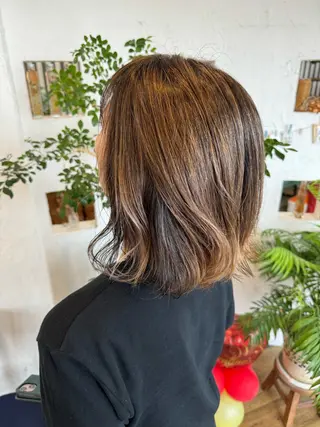 ミディアム カラー 🌸小掛🌸 豊橋外国人風カラーのヘアスタイル
