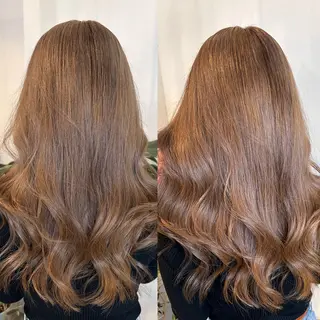 ロング カラー peakshair所属・艶々になる髪質改善 𝒀𝑼𝑻𝑶のヘアスタイル