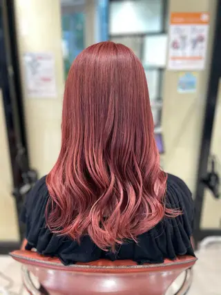 セミロング カラー 井上 武輝のヘアスタイル