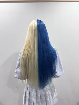 ロング カラー ブリーチ特化/透明感 カラー森山陽向のヘアスタイル