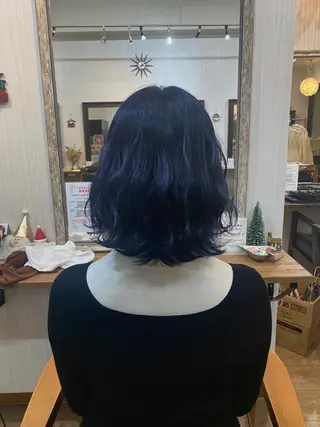 ミディアム 💎縮毛矯正/透明感 カラー💎椎葉みひろのヘアスタイル