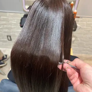 セミロング 髪質改善✨石塚 真梨奈のヘアスタイル