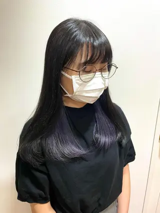 ロング カラー ツヤハイトーン/ レイヤー💫mayuのヘアスタイル