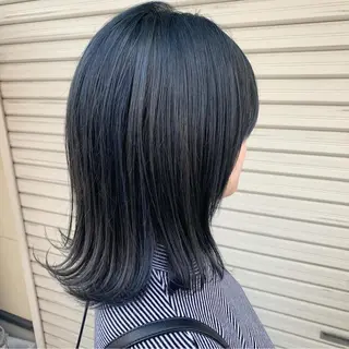 セミロング カラー 枚方 tomee 🦋南部 しほ🦋のヘアスタイル