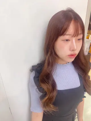 ロング カラー ヘアーメイクWILL 西宮店所属・WILL西宮 藤原 佳奈/髪質改善/艶髪のヘアスタイル