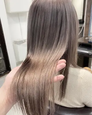 ロング カラー 🧸ミルクティー🧸 kousei🧸のヘアスタイル
