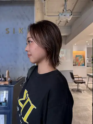 ショート sliver siki・ayanaのヘアスタイル